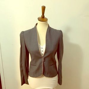 Grey Vintage Asian Style Peabody House Blazer